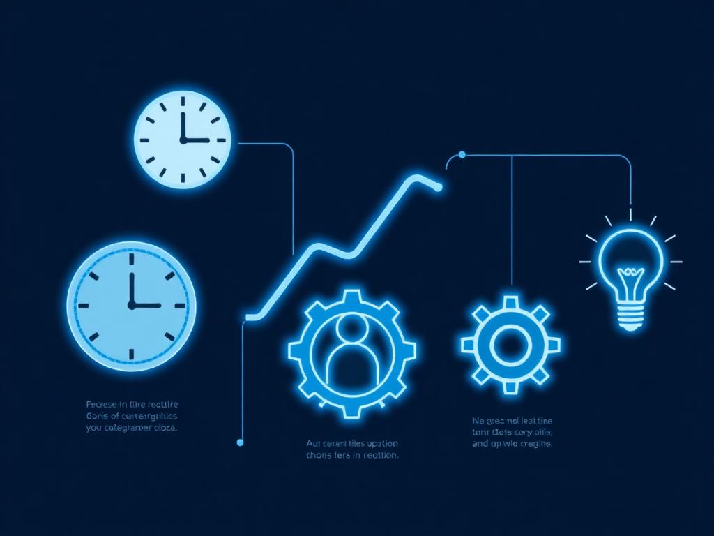 Business automation benefits infographic